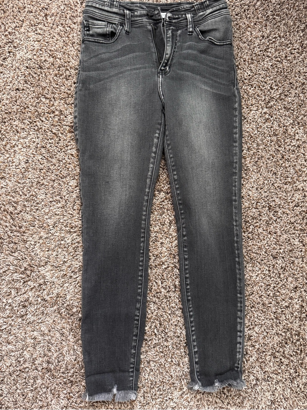 KanCan Washed Gray Skinny Jeans